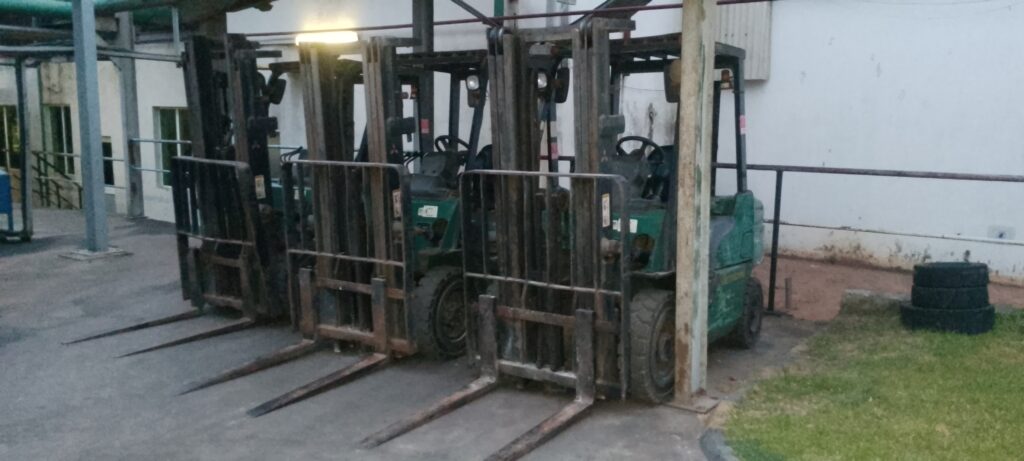 Forklift fleet maintenance service in Ogun and Lagos warehouse facility